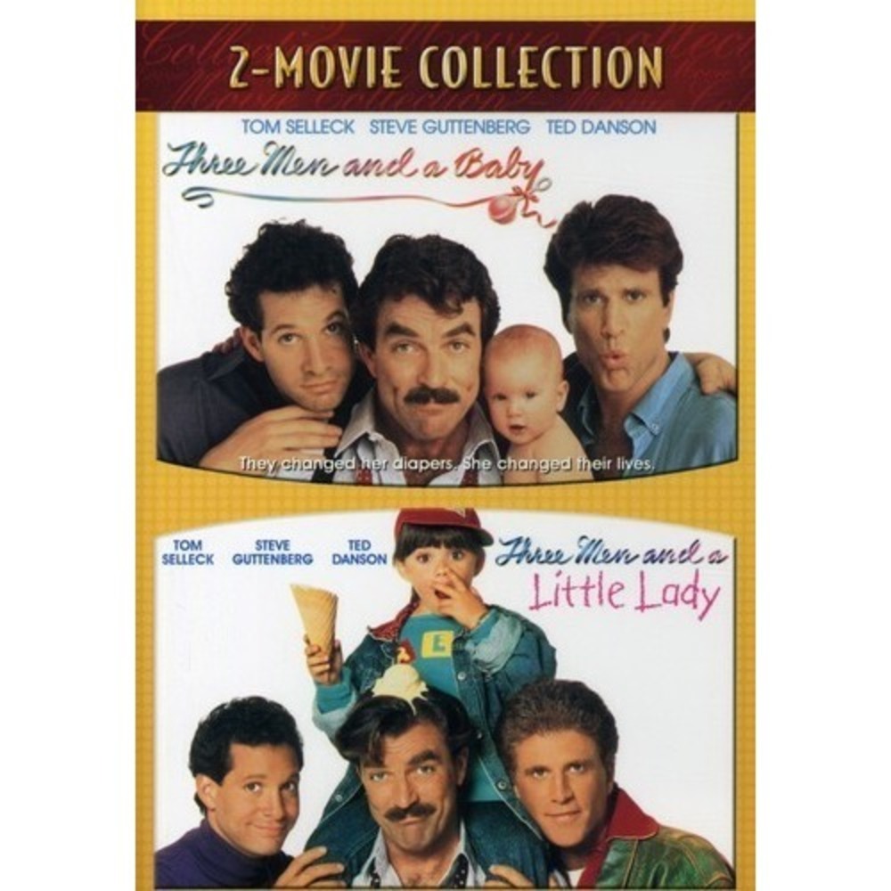 Three Men And A Baby/ Three Men And A Little Lady (DVD, 1990) Tom Selleck - NEW